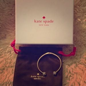 Kate Spade pavé hinged bracelet